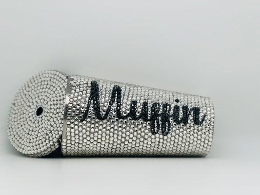 Customizable Rhinestone Steel Tumbler